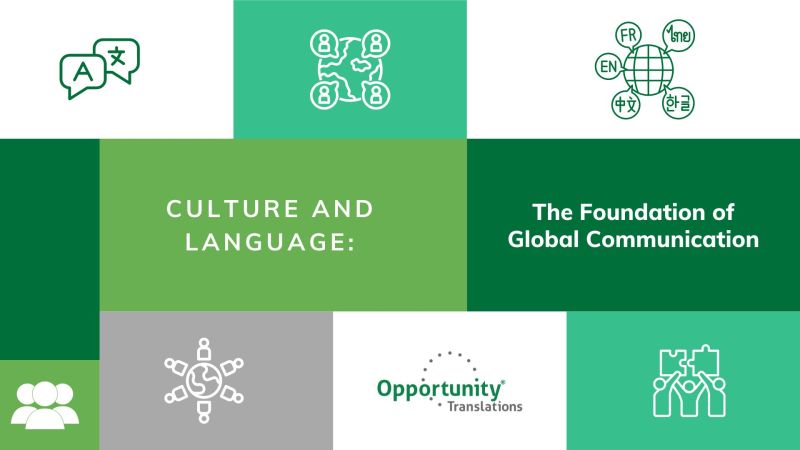 Cultura e Idioma: A Base da Comunicação Global 